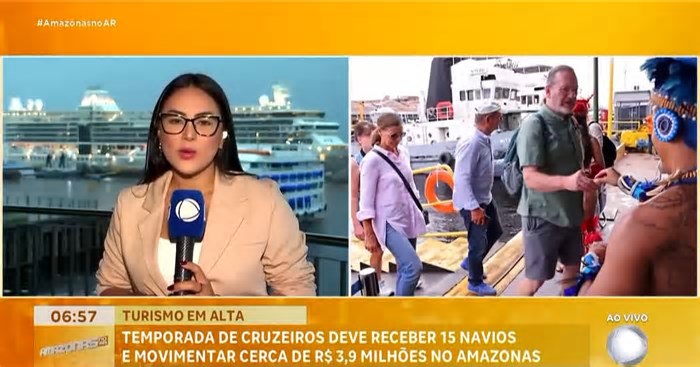 Temporada de cruzeiros deve movimentar cerca de R$4 milhões no Amazonas