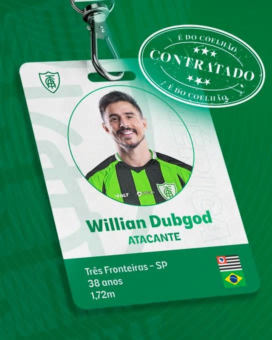 Feliz retorno a Minas ao Willian Bigode, agora no América