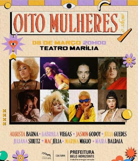 Dia Internacional da Mulher terá show em BH com oito potentes vozes femininas