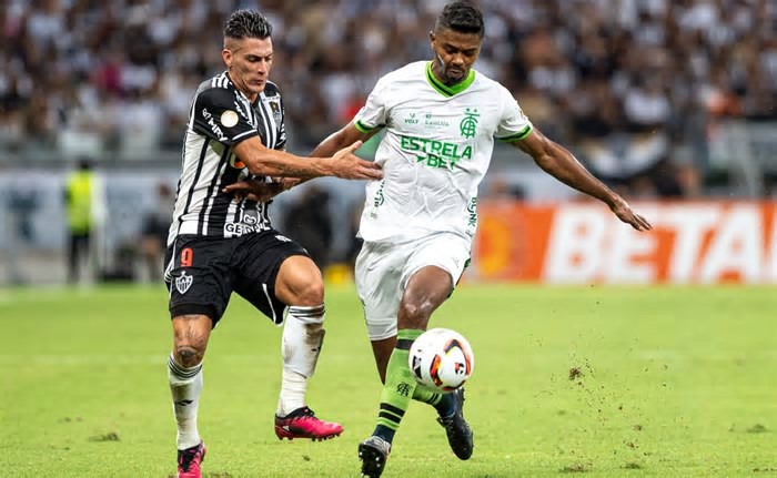 Atlético-MG goleia América-MG no primeiro jogo da final do Campeonato Mineiro