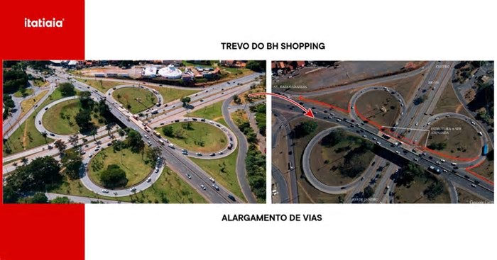 Obras no Belvedere prometem melhor trânsito entre BH e Nova Lima; confira as intervenções