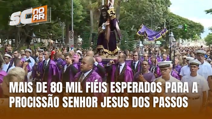 259ª Procissão do Senhor Jesus dos Passos será lançada nesta segunda-feira em Florianópolis