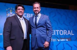 Com votação histórica, Ednaldo Rodrigues é reeleito presidente da CBF; Ricardo Lima será vice-presidente