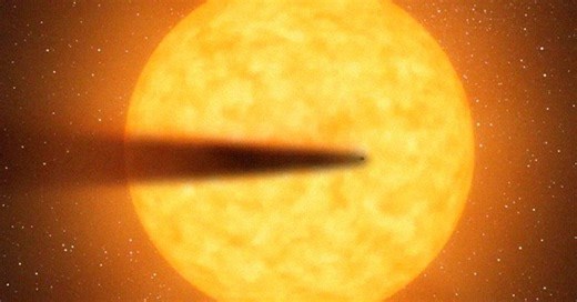 Telescópios espaciais detectam dois planetas se desintegrando.