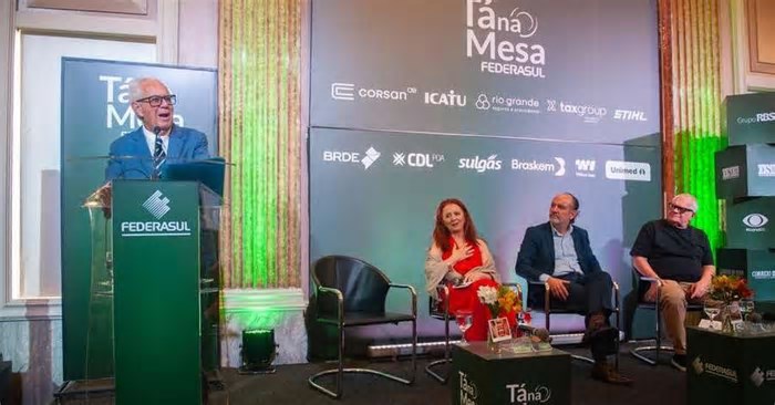 Tá Na Mesa da Federasul em clima de aniversário de Porto Alegre