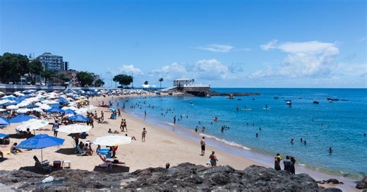 Porto da Barra, em Salvador: praia é a queridinha de turistas e locais