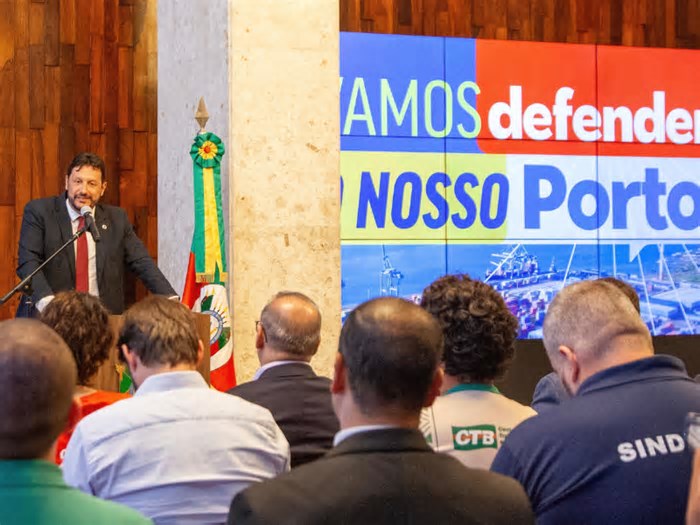 Deputado Halley Lino (PT) instala Frente Parlamentar em Defesa do Porto do Rio Grande na Assembleia Legislativa