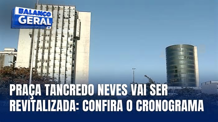 Revitalização da Praça Tancredo Neves no Centro de Florianópolis: Cronograma apresentado
