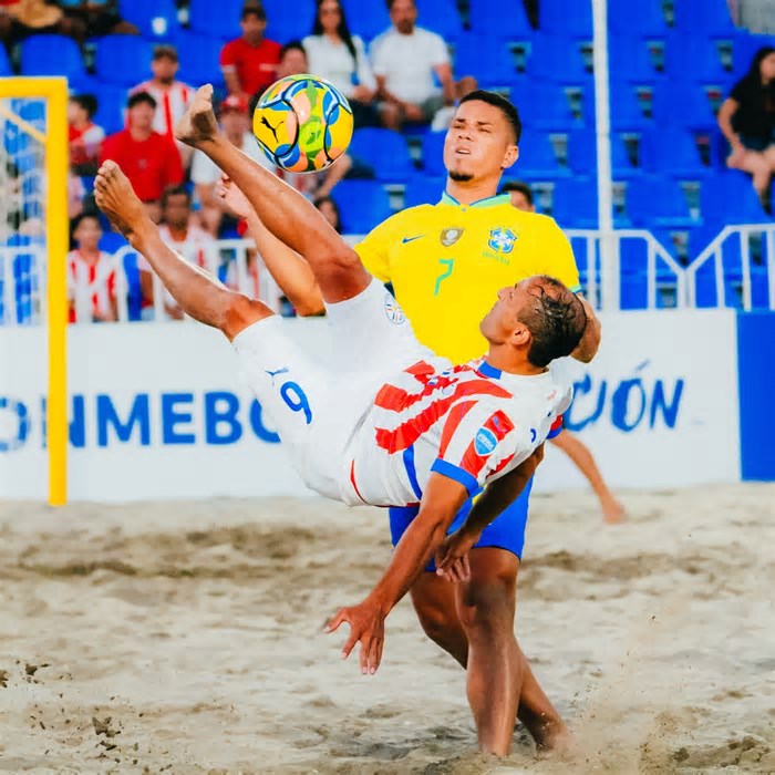 Brasil vence o Paraguai e é tetracampeão da Copa América de futebol de areia