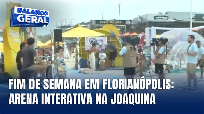 Arena Interativa movimenta Praia da Joaquina neste fim de semana