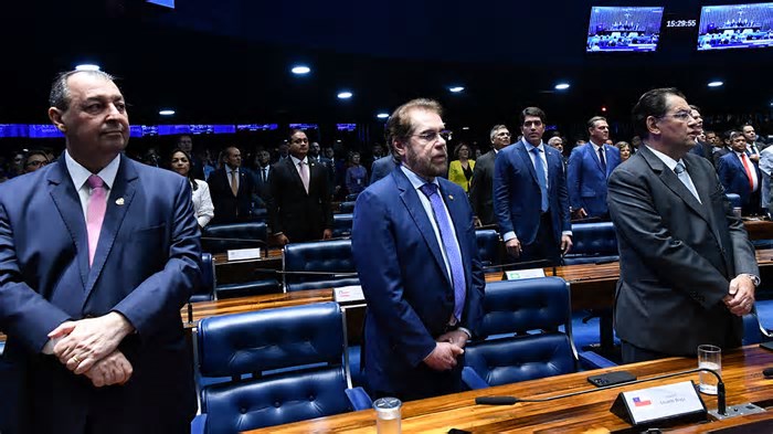Senadores do AM se reúnem antes da votação do Orçamento 2025