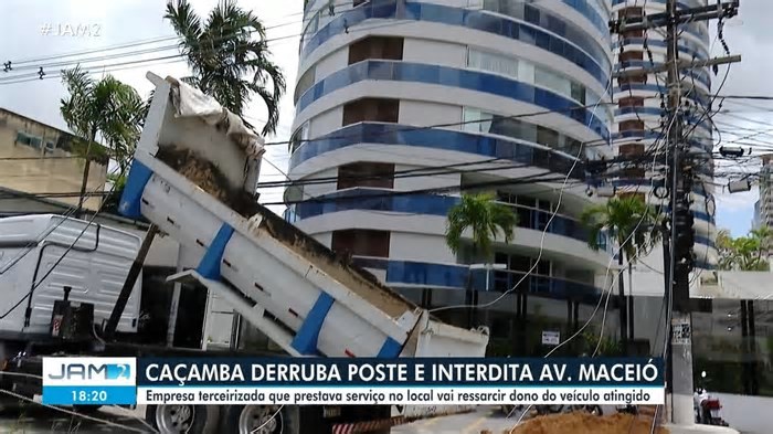 Trecho da Avenida Maceió é liberado após interdição para obras de reparo em Manaus