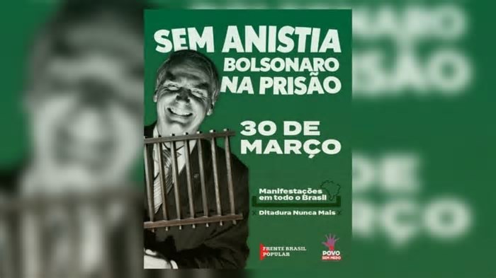 Atos contra PL da anistia devem ser realizados em 8 capitais
