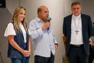 Em almoço, Ibaneis reforça estrutura para eventos religiosos