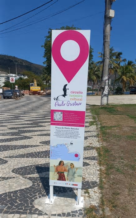Neltur restaura totens do Circuito Turístico Cultural Paulo Gustavo