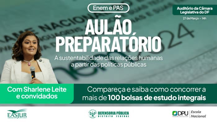 Aulão preparatório ensina técnicas de compreensão para provas discursivas do PAS/UnB e do Enem