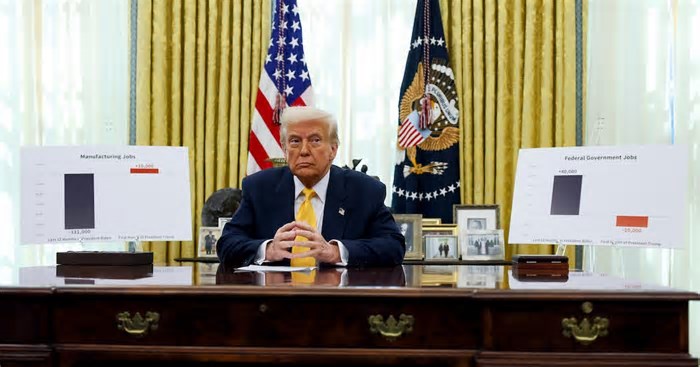 Trump se reúne com CEOs de empresas em meio às incertezas do mercado com política de tarifas