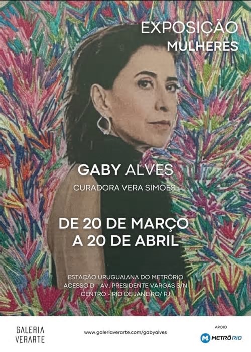 Exposição “Mulheres” de Gaby Alves chega ao Metrô Rio