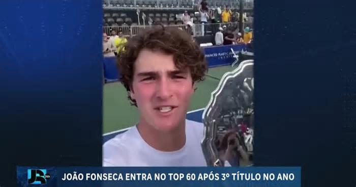 João Fonseca atinge top 60 mundial após vitória em Phoenix