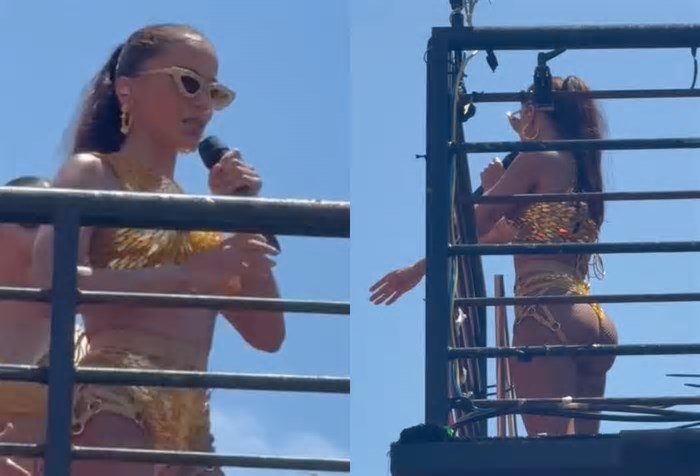 Anitta dá bronca e repreende furto e briga durante megabloco no Rio: 'Favelada eu também sou'; vídeos