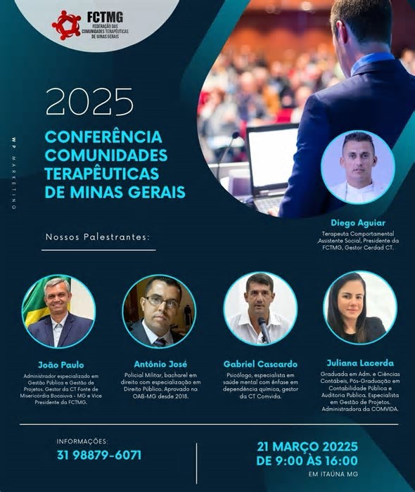 Itaúna sedia Conferência Intermunicipal de Comunidades Terapêuticas com a presença de 45 entidades