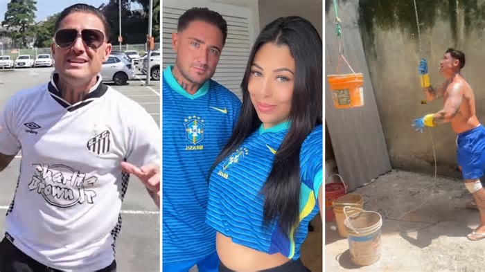 Vencedor do Big Brother inglês se muda para o Brasil e arruma namorada após ser preso em Londres por expor ex: 'Não podem mais me pegar'