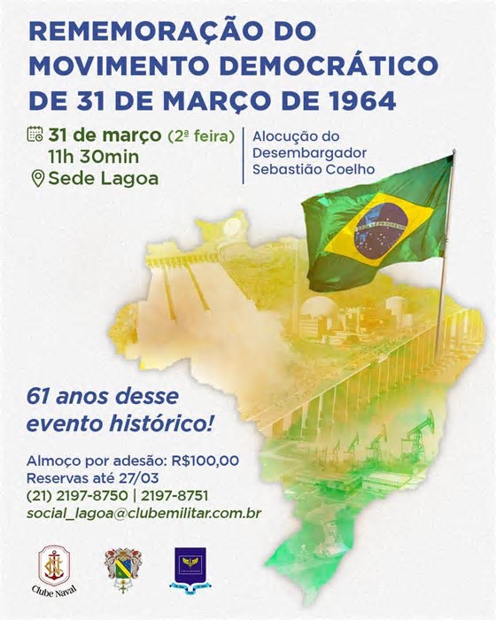 Em sanha golpista, Clube Militar prepara ‘Rememoração de 1964’