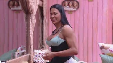 Big Brother Brasil. Gracyanne Barbosa comenta o seu estado civil com Belo: 'Sou casada, mas não sou casada'