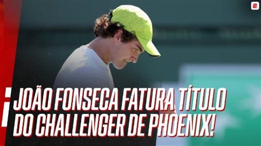 João Fonseca bate Bublik em sets diretos e é campeão do Challenger de Phoenix; VEJA