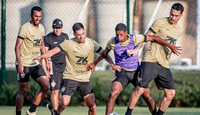 Vitória inicia preparação para decisão contra o Náutico pela Copa do Brasil