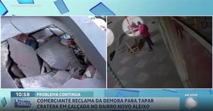 Calçadas perigosas em Manaus (AM) colocam moradores em risco