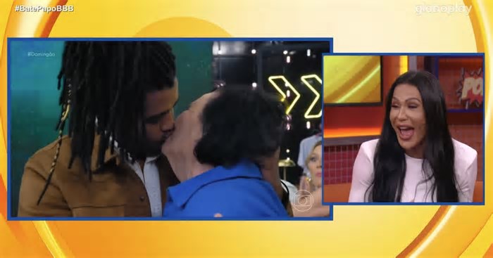 BBB 25: Gracyanne vê Diogo aos beijos com Dona Déa e manda recado para Aline