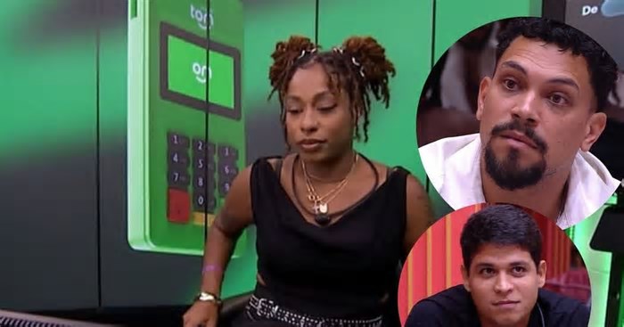 Eita! Thamiris 'expulsa' Vinícius e Guilherme da casa do 'BBB 25' e web avalia: 'Vai aumentar a rejeição'
