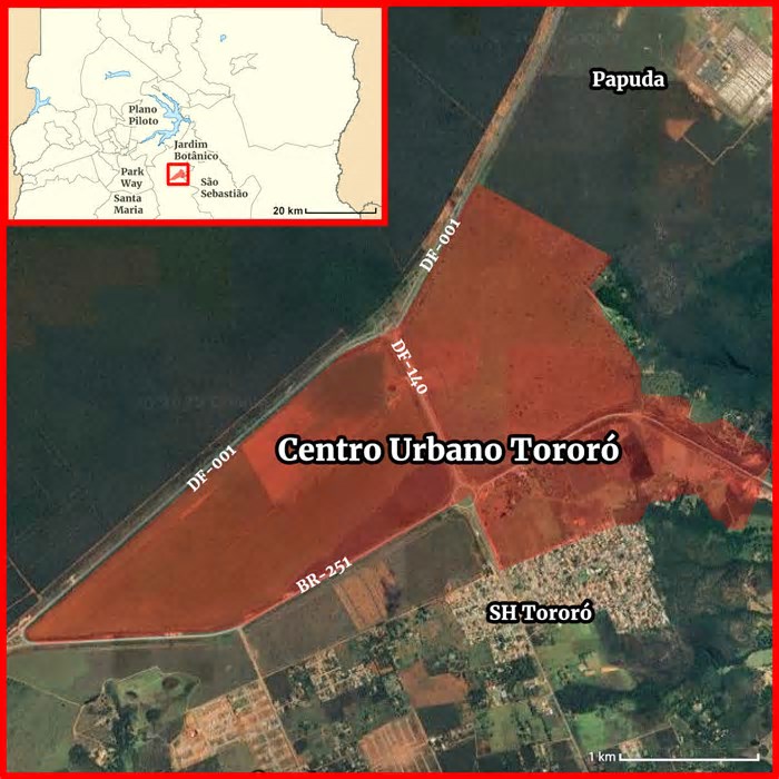 Governo projeta nova cidade para 117 mil habitantes no DF; veja onde