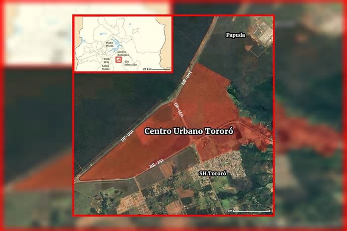 Nova cidade do DF será maior do que 5,3 mil municípios brasileiros