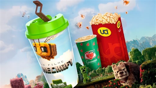 UCI promove fan event de ‘Um Filme Minecraft’ com brindes e combo especialN