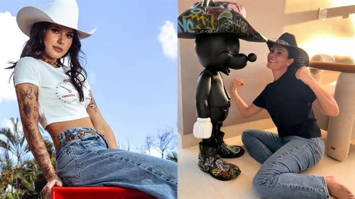 Após repercussão, mãe de Ana Castela registra foto com presente de Jon Vlogs à cantora: 'Olha quem chegou'