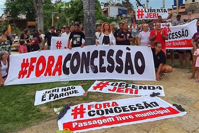 Concessão, taxa e obras em Jericoacoara viram embate entre moradores e empresa