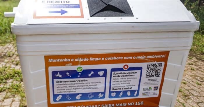 Prefeitura de Porto Alegre apresenta os novos contêineres de lixo