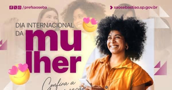 São Sebastião terá programação para o Dia Internacional da Mulher