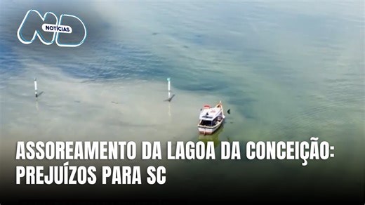 Assoreamento da Lagoa da Conceição prejudica turismo e economia