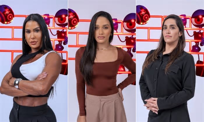 Enquete do 'BBB 25' tem virada e acirra disputa: quem sai entre Gracyanne, Eva e Daniele Hypolito?