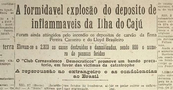 O rescaldo da grande explosão em Niterói