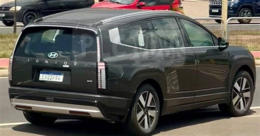 Maior e mais caro SUV elétrico da Hyundai, Ioniq 9 é flagrado no Brasil