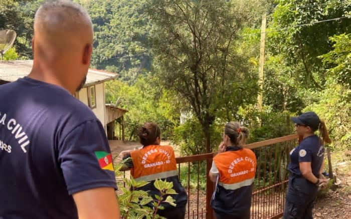 Moradores de áreas de risco de Gramado estão sendo cadastrados pela Defesa Civil