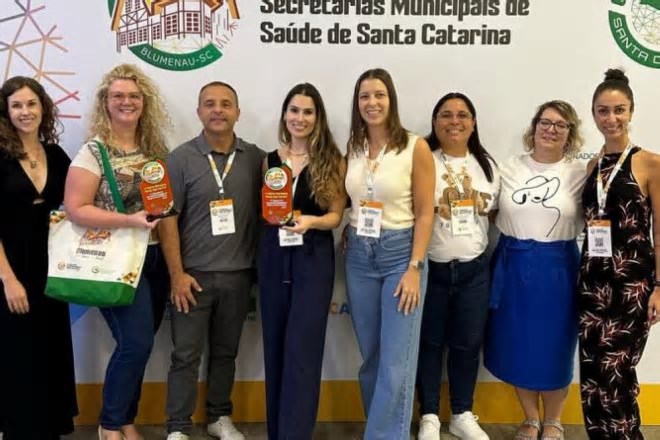 Gaspar tem dois trabalhos selecionados para congresso nacional de saúde