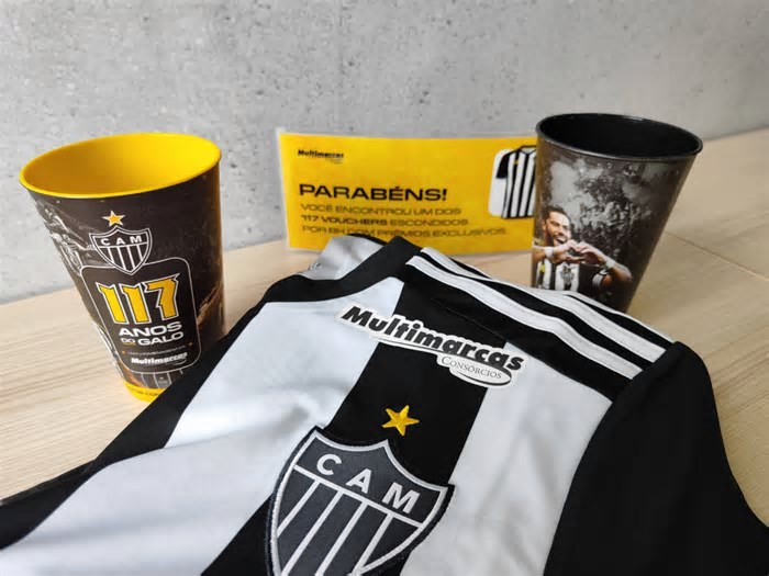 Patrocinador promove 'caça de vouchers' em comemoração ao aniversário do Atlético-MG