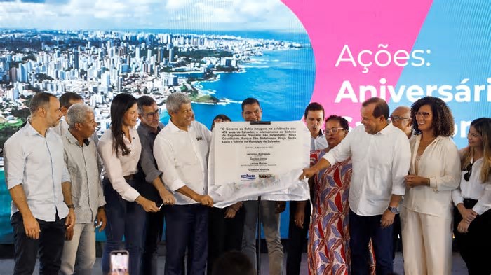 No aniversário de 476 anos, Salvador recebe investimento de R$ 126,6 milhões em obras de infraestrutura hídrica.