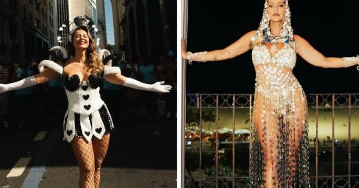 A maratona de Paolla Oliveira em despedida do Carnaval