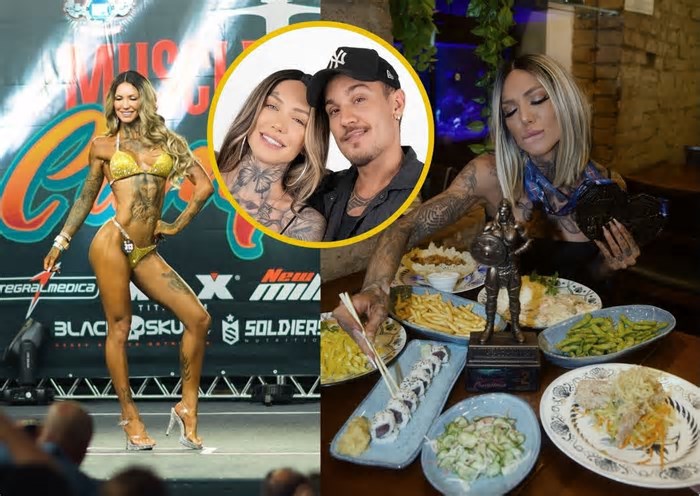 Esposa de Christian Figueiredo, Zoo estreia no fisiculturismo e conquista três pódios